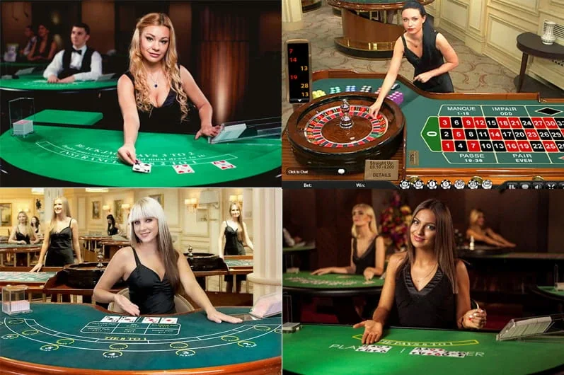 Pengalaman kasino live mobile dengan meja dealer dan antarmuka taruhan